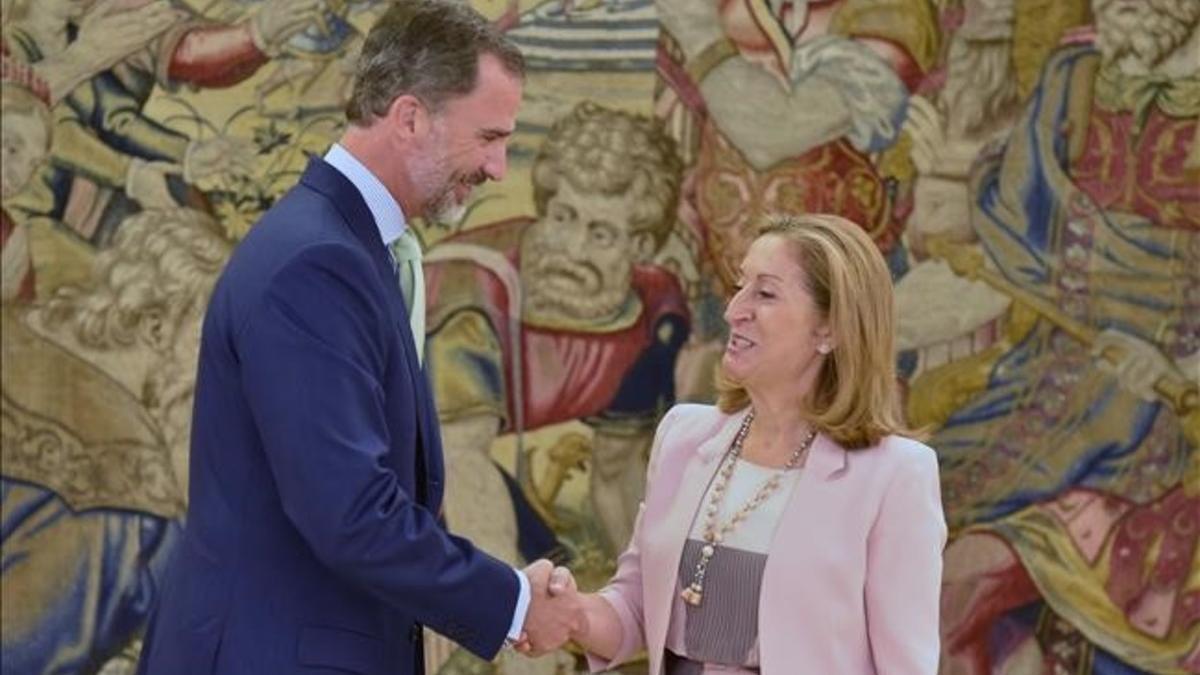 Felipe VI y Ana Pastor