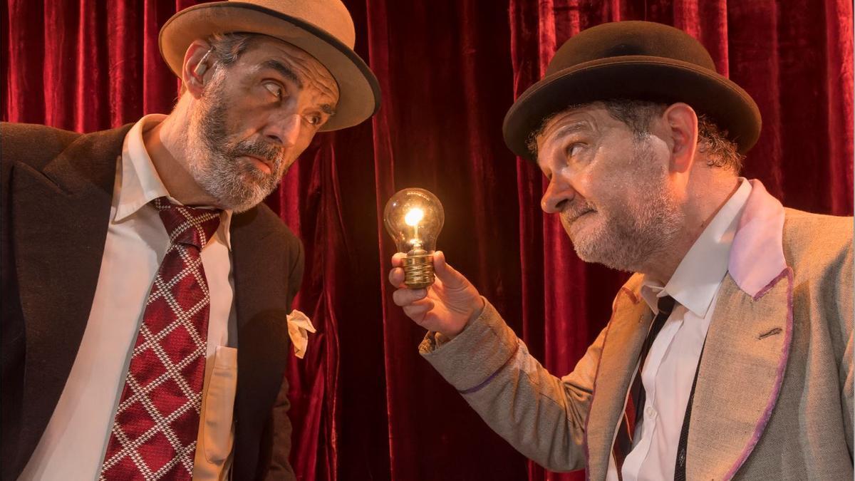 Alfred Picó i Carles Alberola, en "L'últim ball", de L'Horta Teatre.