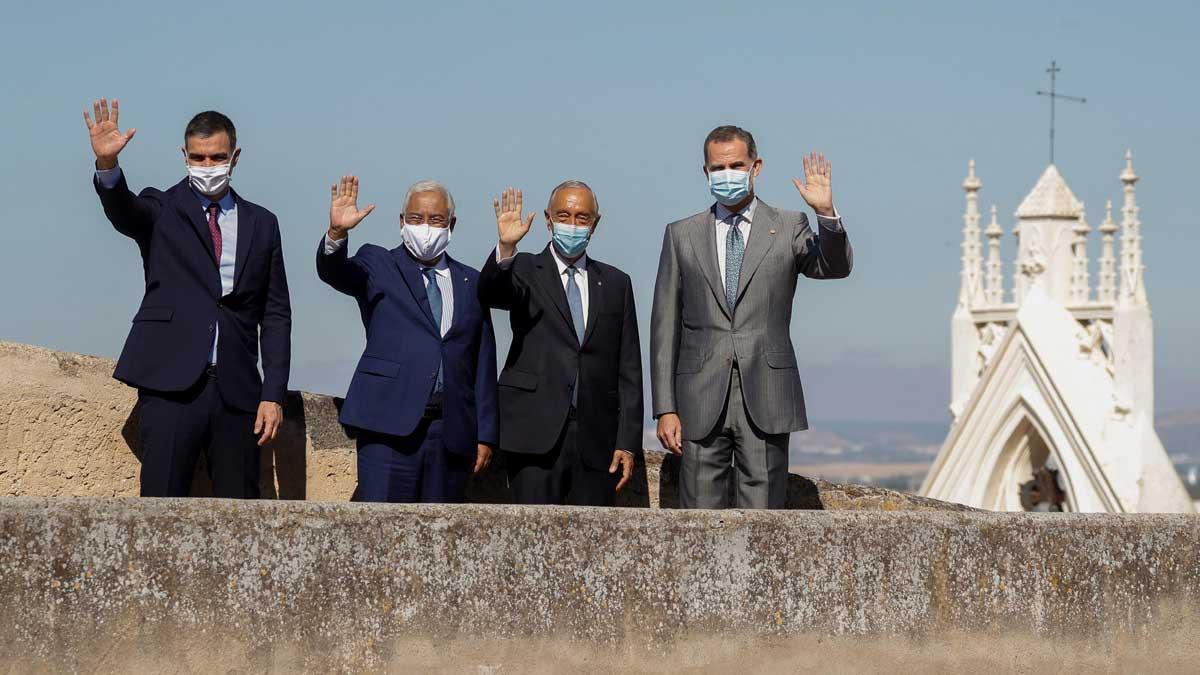 Acto institucional por la apertura de fronteras entre España y Portugal