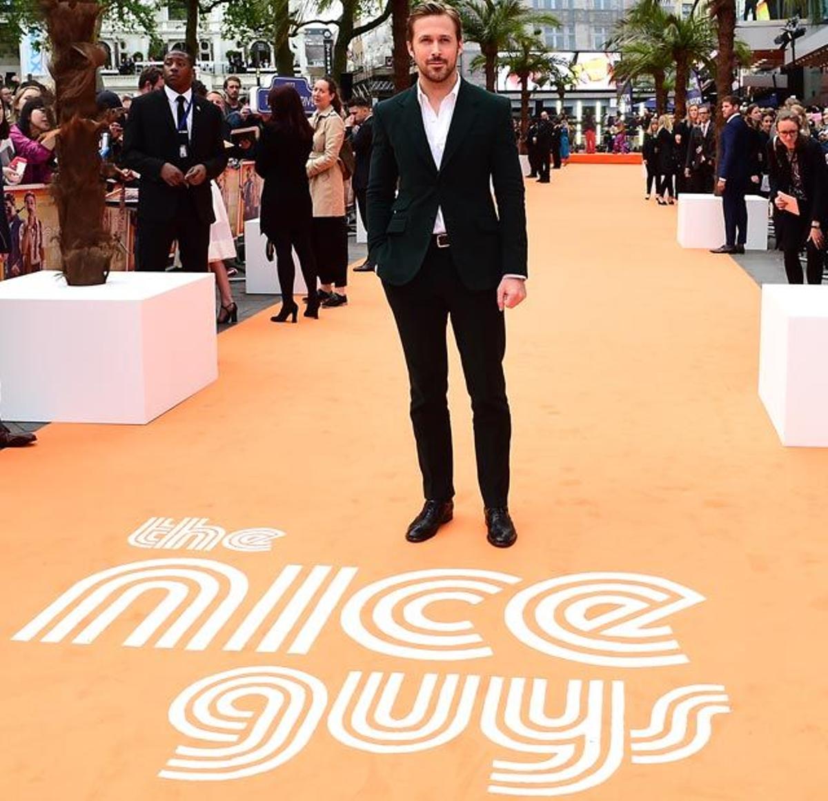 Ryan Gosling, en la première londinense de Nice Guys.