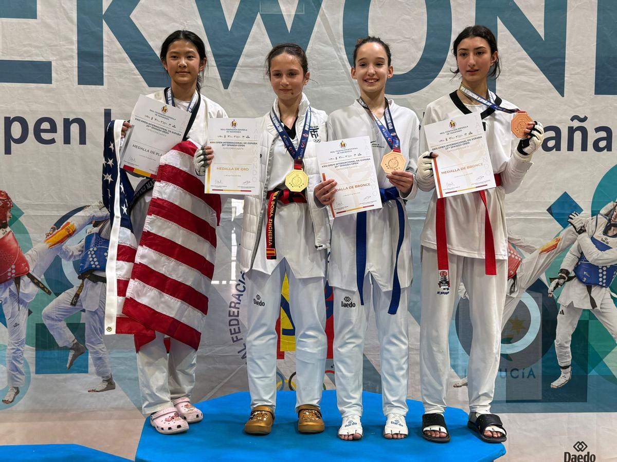 Ainhoa García Vargas, bronce en la categoría cadete