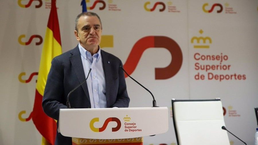 José Manuel Franco, presidente del CSD, en una intervención.