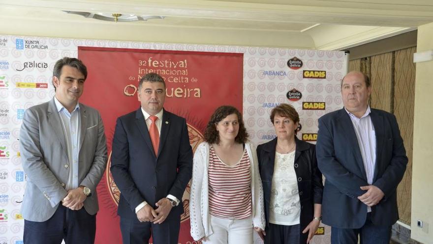 Participantes en la presentación de la XXXII edición del Festival de Ortigueira