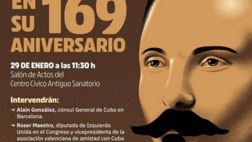 El político cubano José Martí será homenajeado este sábado en el Port de Sagunt