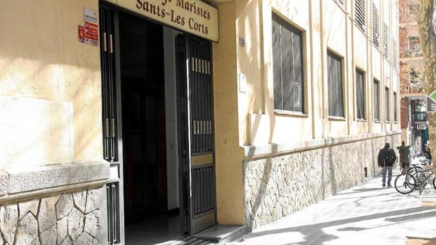 L&#039;entrada de l&#039;escola dels Maristes on suposadament es van cometre els abusos sexuals