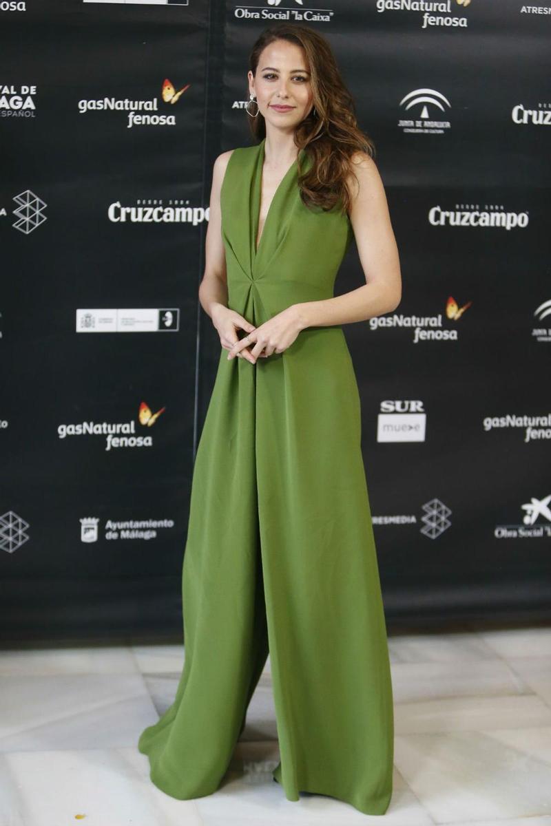 Irene Escolar en la gala inaugural de la 21º edición del Festival de cine de Málaga