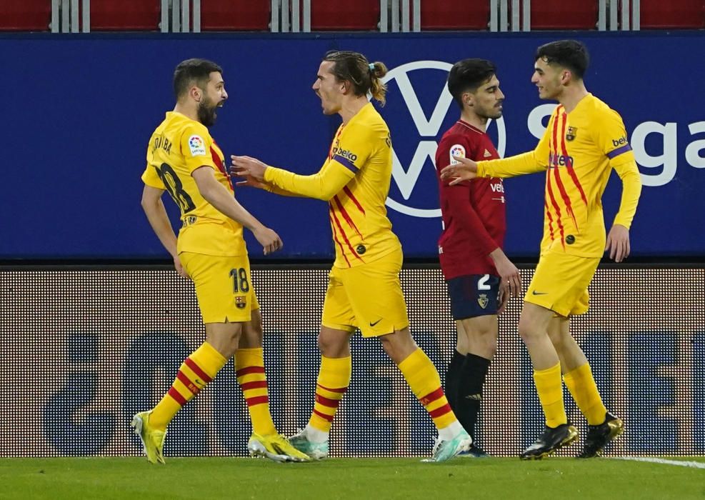 Osasuna - Barça, en imatges