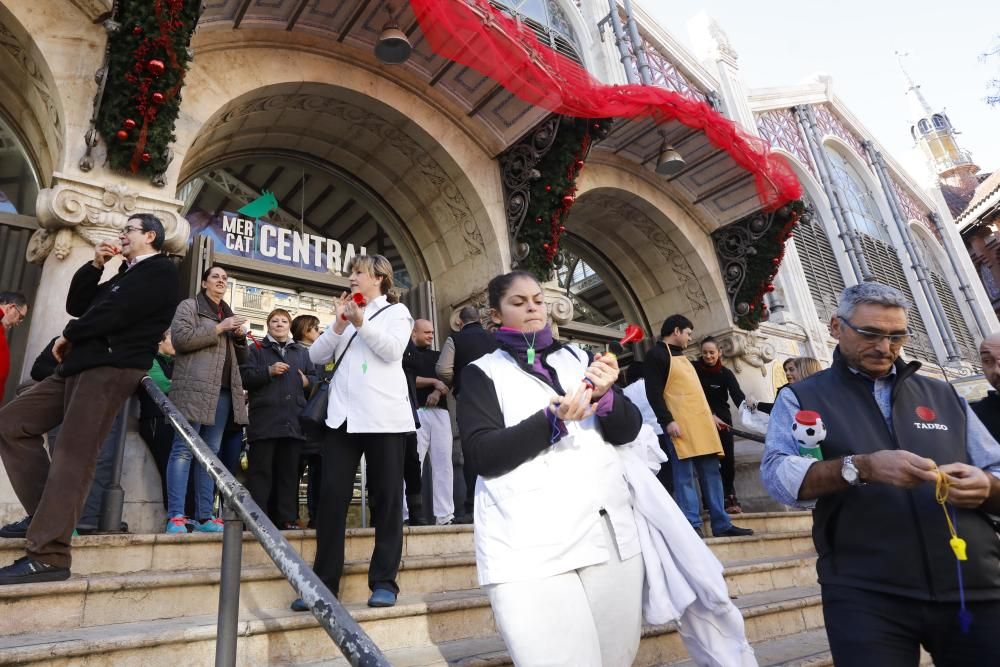 Protesta de los comerciantes del Mercado Central