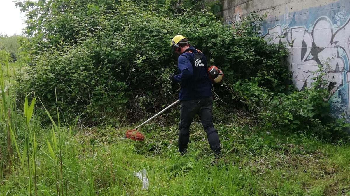 Trabajos en el Azud del Repartiment