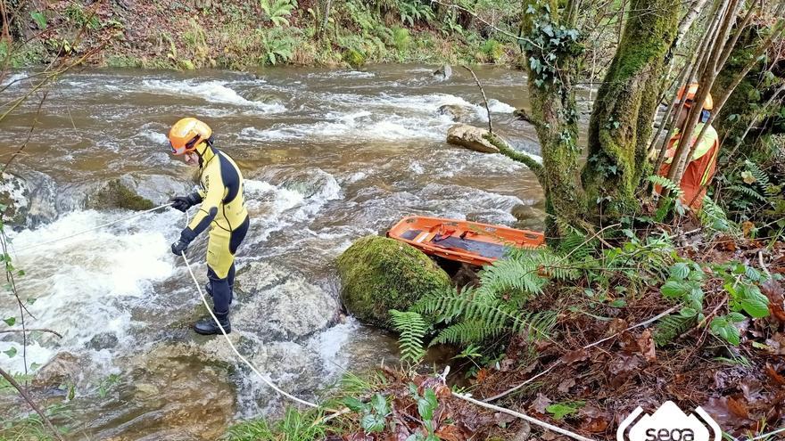Rescatan el cadáver de un hombre de 60 años que se cayó al río en la Ruta del Alba