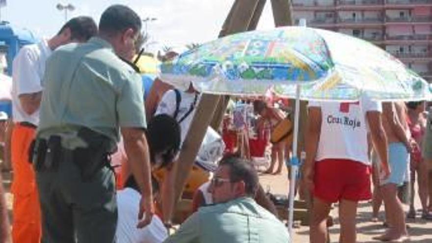 Imagen de archivo de un ahogado en playas de Torrevieja.