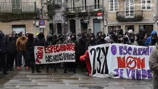 La propiedad del edificio desalojado en la Algalia refuerza la seguridad con alarma y guardias privados