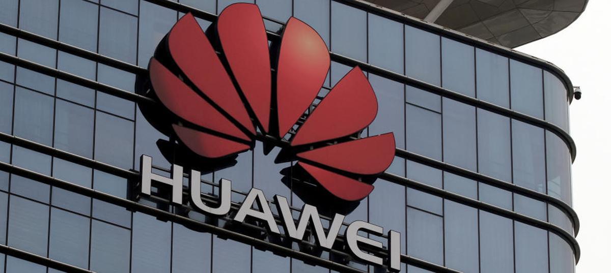 Fachada del edificio de Huawei en Guangdong.