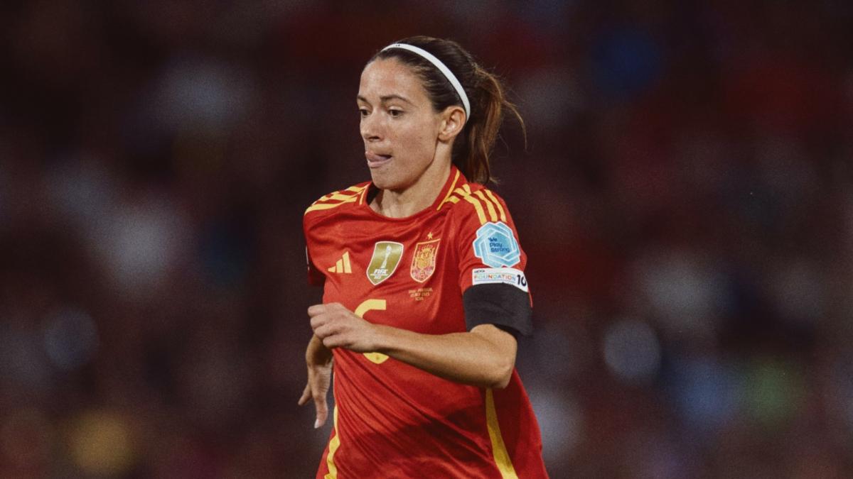 Aitana Bonmatí jugó los últimos minutos del debut de España en la Eurocopa contra Portugal