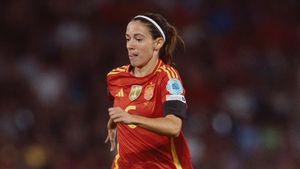 Aitana Bonmatí jugó los últimos minutos del debut de España en la Eurocopa contra Portugal.