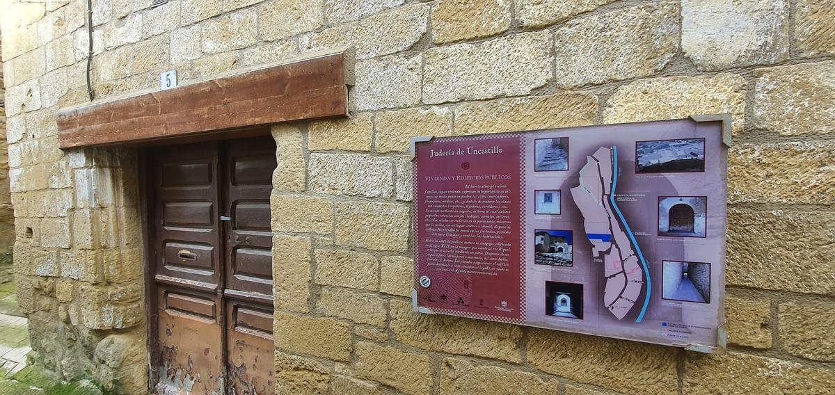 Zona de la judería de Uncastillo.