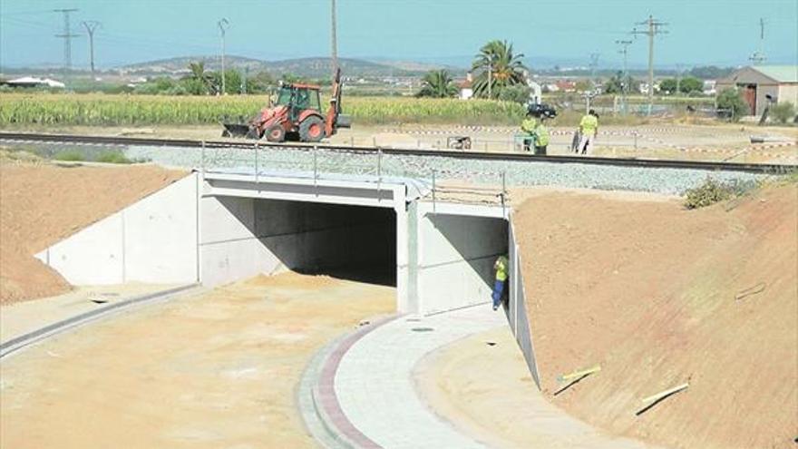 La obra del nuevo paso, a buen ritmo