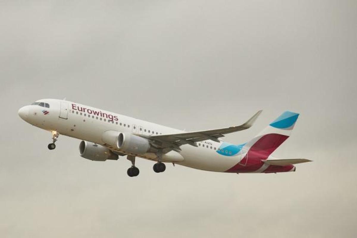 Bald auch mit Internet: Eine Eurowings-Maschine.