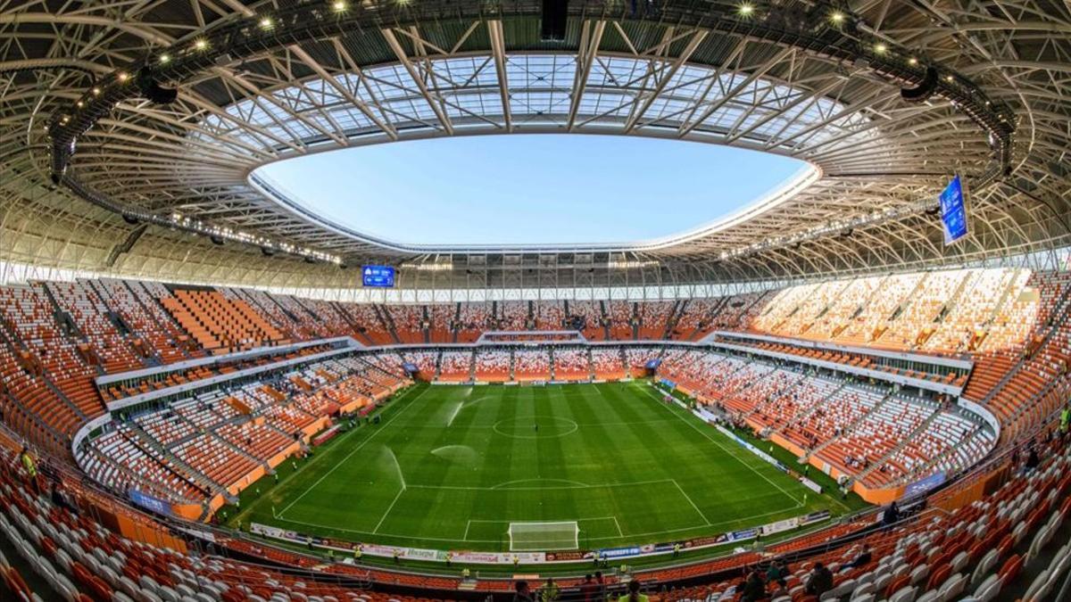El Mordovia Arena está en la ciudad rusa de Saransk