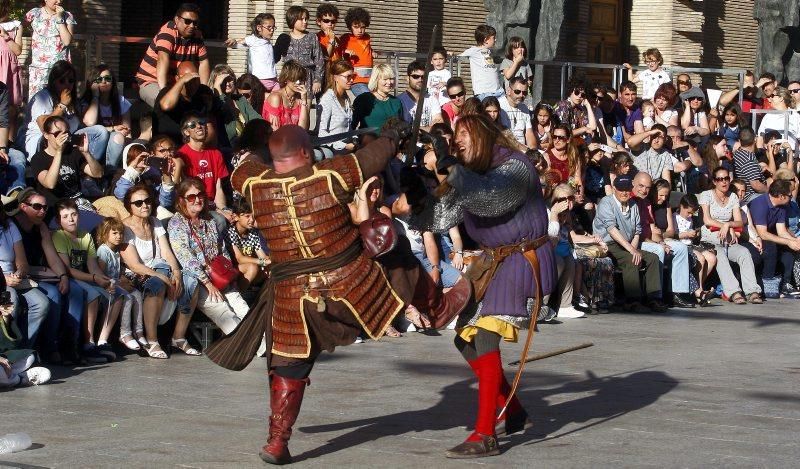 Mercado medieval en Zaragoza