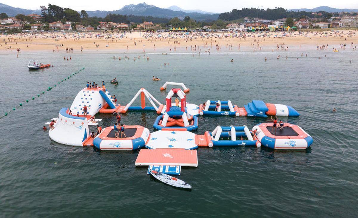Instalaciones de Aqualand Park en Praia América // FB