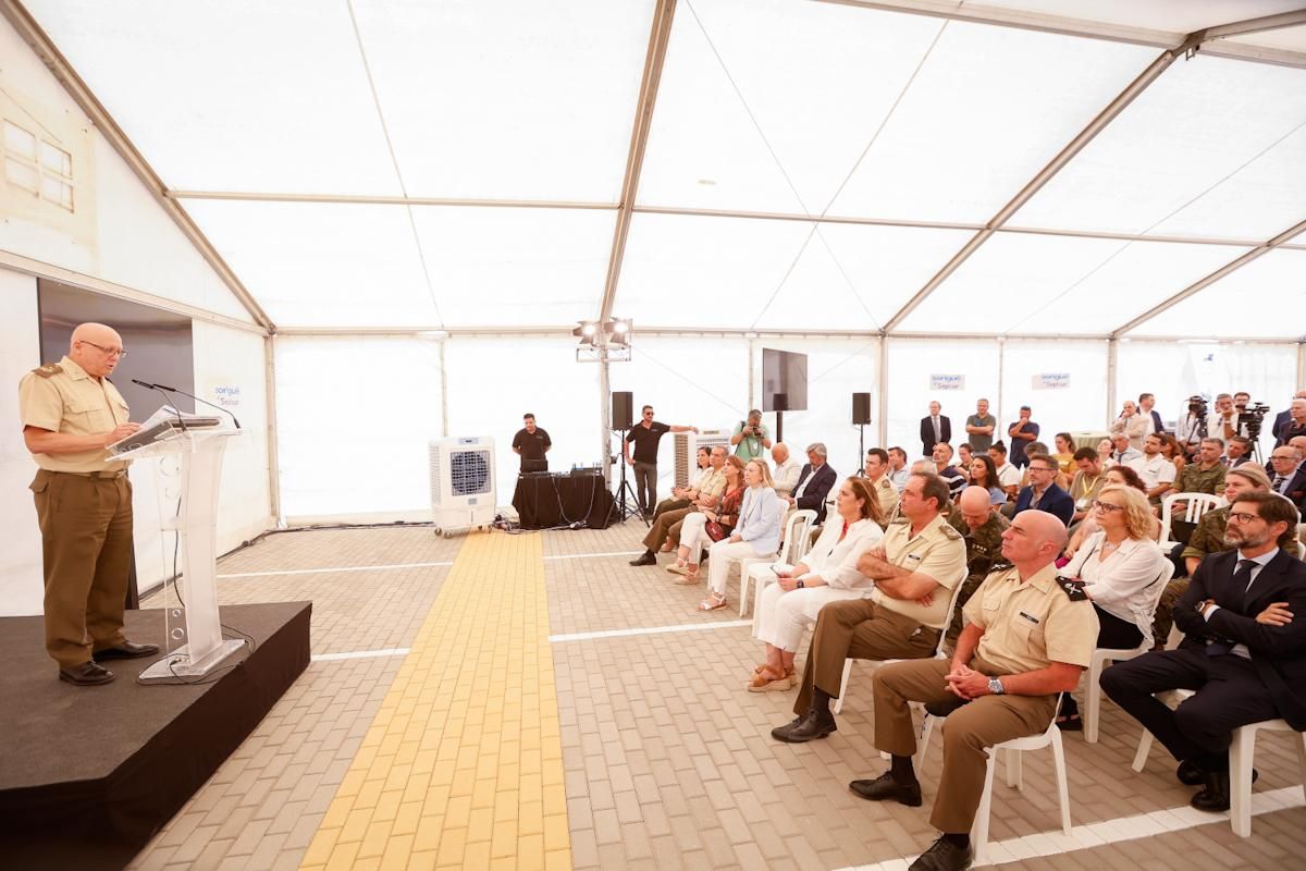 El Ejército recepciona las obras de urbanización de la Base Logística