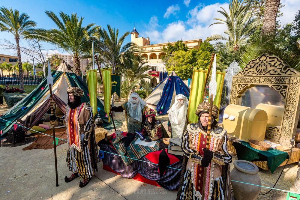 'Els Reis de La Marina", galería del campamento de los Reyes Magos en la Vila Joiosa