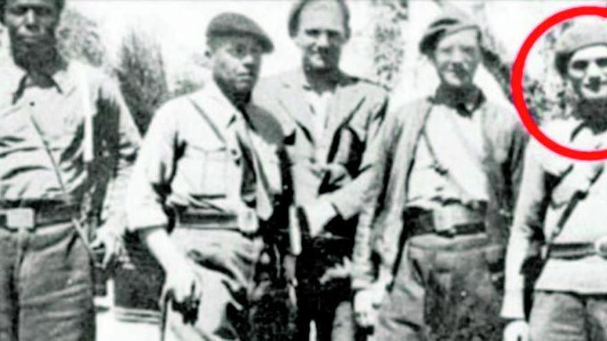 Tito en las Brigadas Internacionales (Derecha)