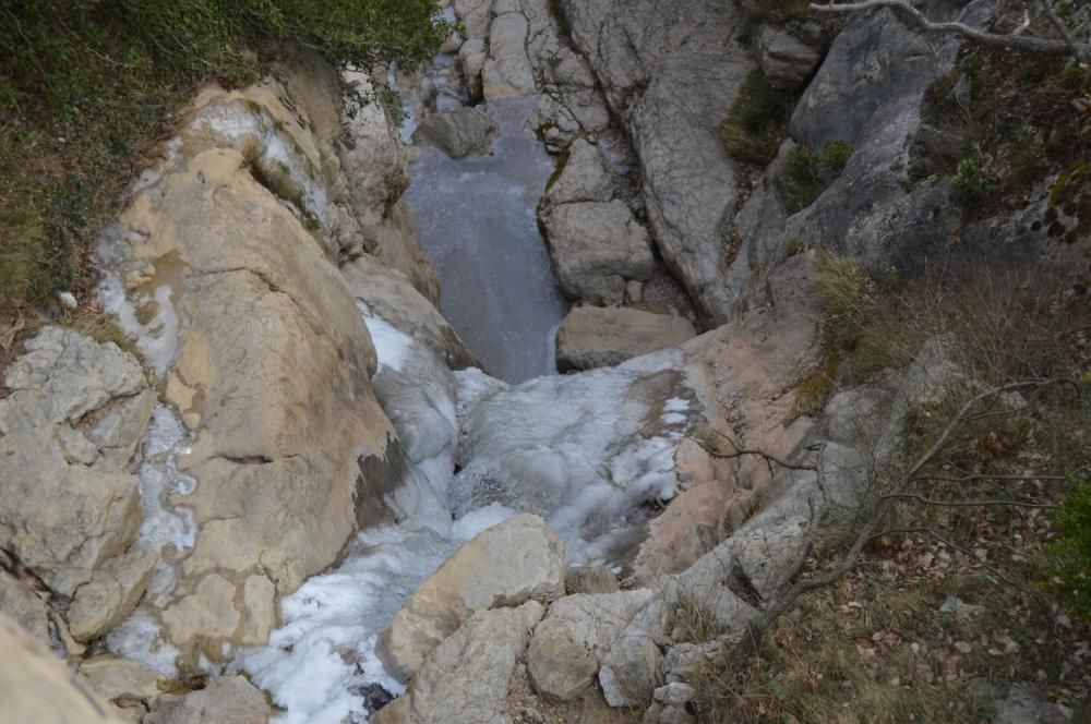 Paratges berguedans totalment glaçats