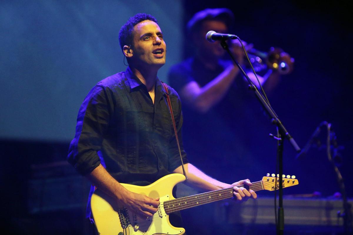 El cantante Depedro en concierto.