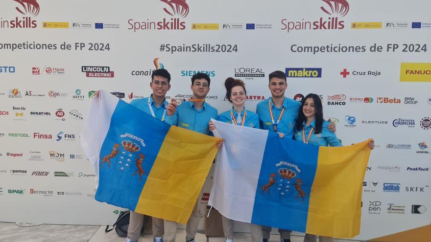 Cinco medallas en las SpainSkills 2024: estos han sido los alumnos de Canarias que lo han conseguido