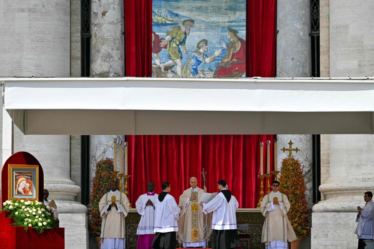 Misa de inicio del pontificado del papa León XIV
