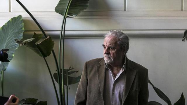 El escritor Juan Marsé, en un restaurante de Barcelona.