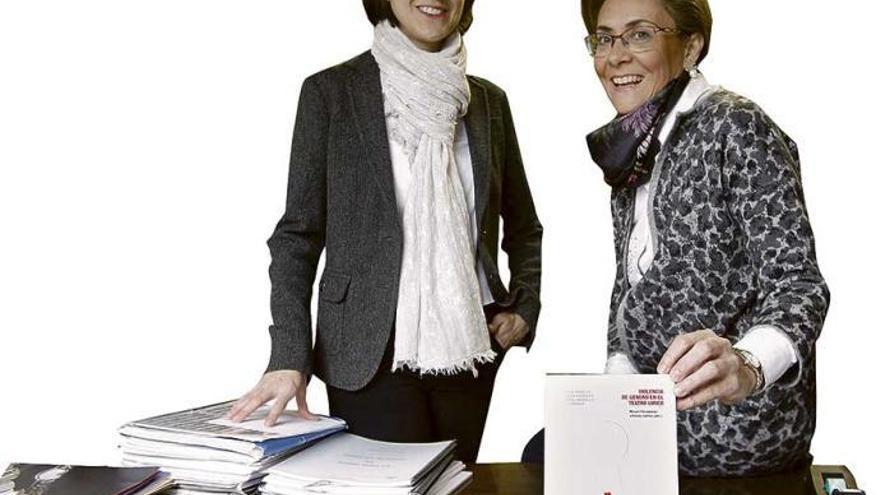 Miriam Perandonas y Encina Cortizo, las autoras del estudio.