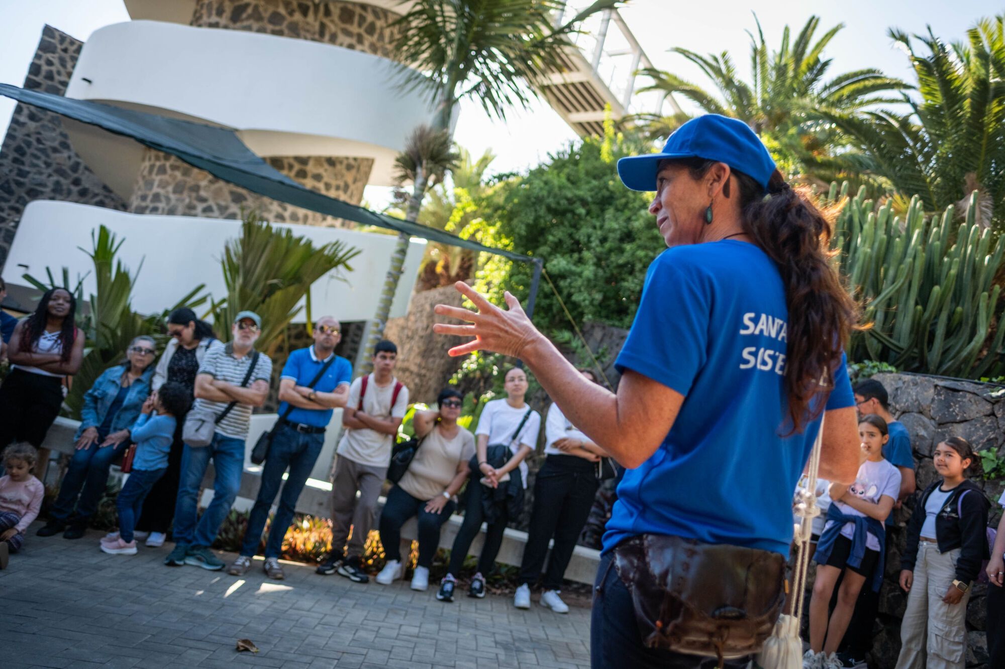 Visita al Palmetum con los integrantes del proyecto de integración social Birmagen

 