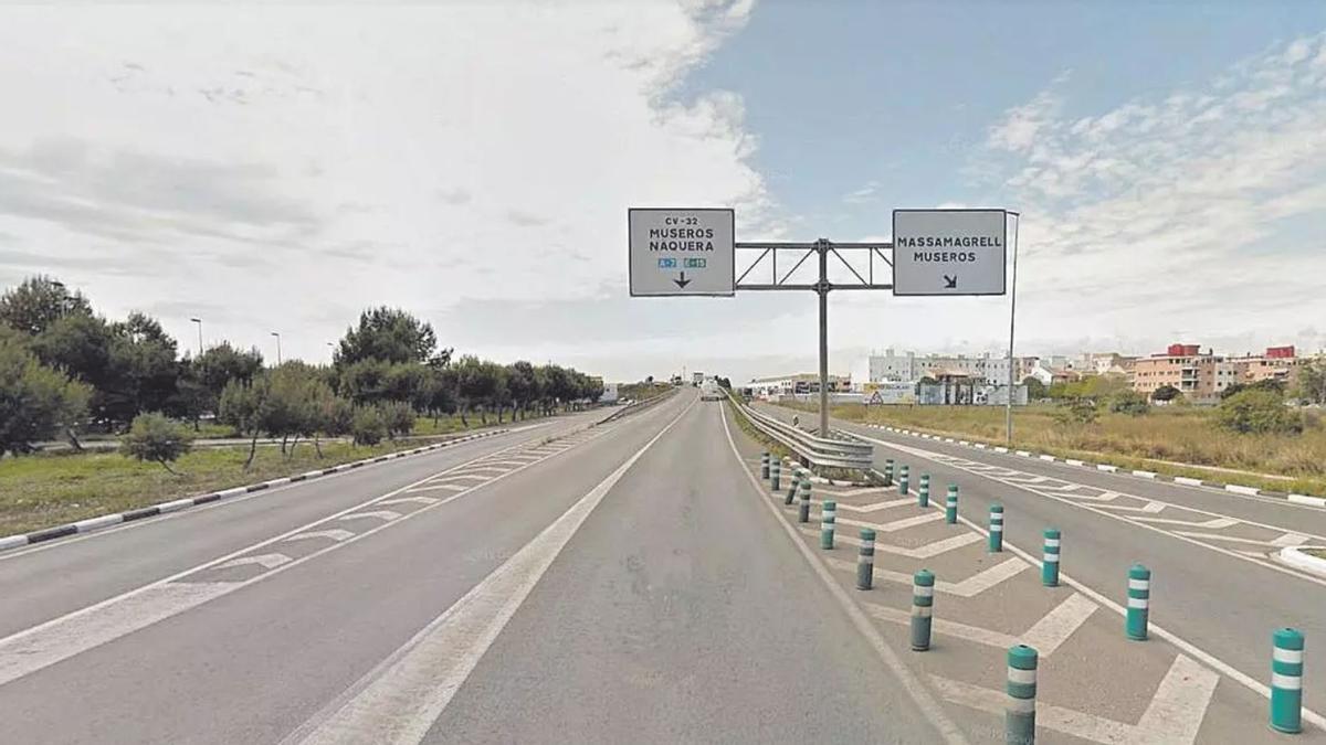 La carretera entre Museros y Massamagrell sufrirá cortesde tráfico por obras.