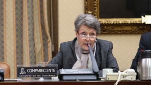 Rosa Maria Mateo en el Congreso de los Diputados.