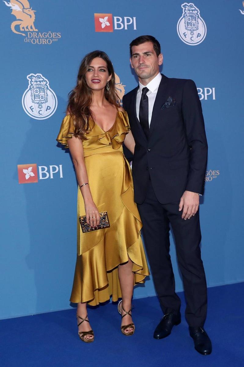 Sara Carbonero e Iker Casillas en la gala Dragões Douro en Oporto