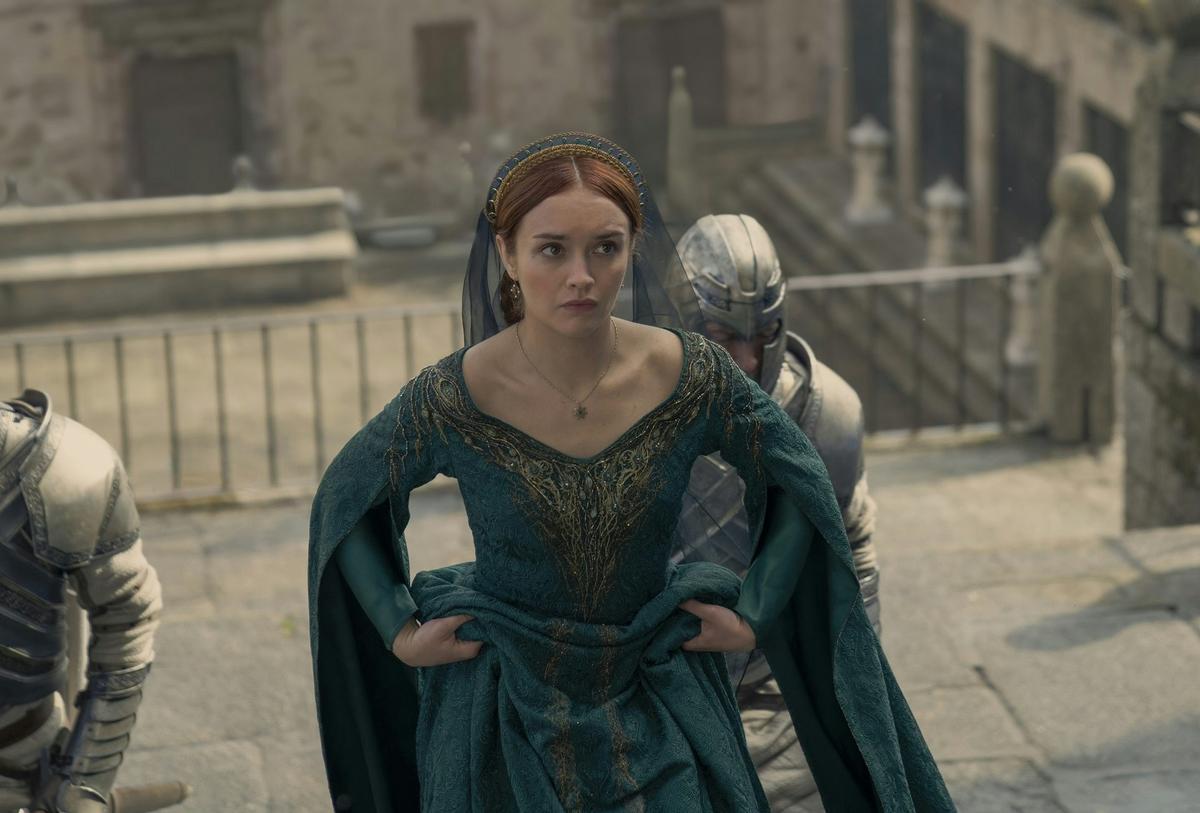 Olivia Cooke como Alicent Hightower en La casa del dragón