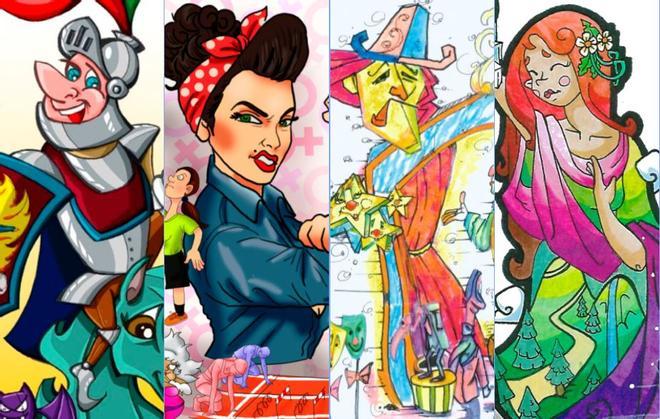 Fallas 2021 - Bocetos de la Sección Octava A