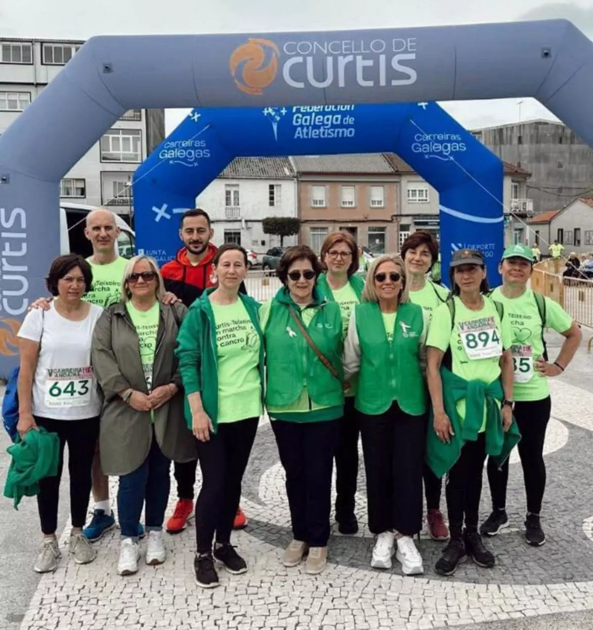 Más de 4.300 euros recaudados contra el cáncer en Curtis