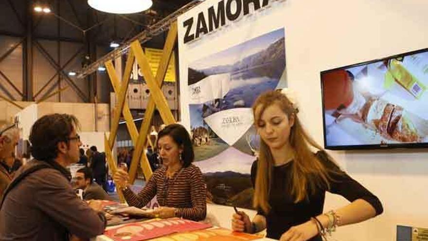 Stand promocional de Zamora durante la última Feria Internacional de Turismo.