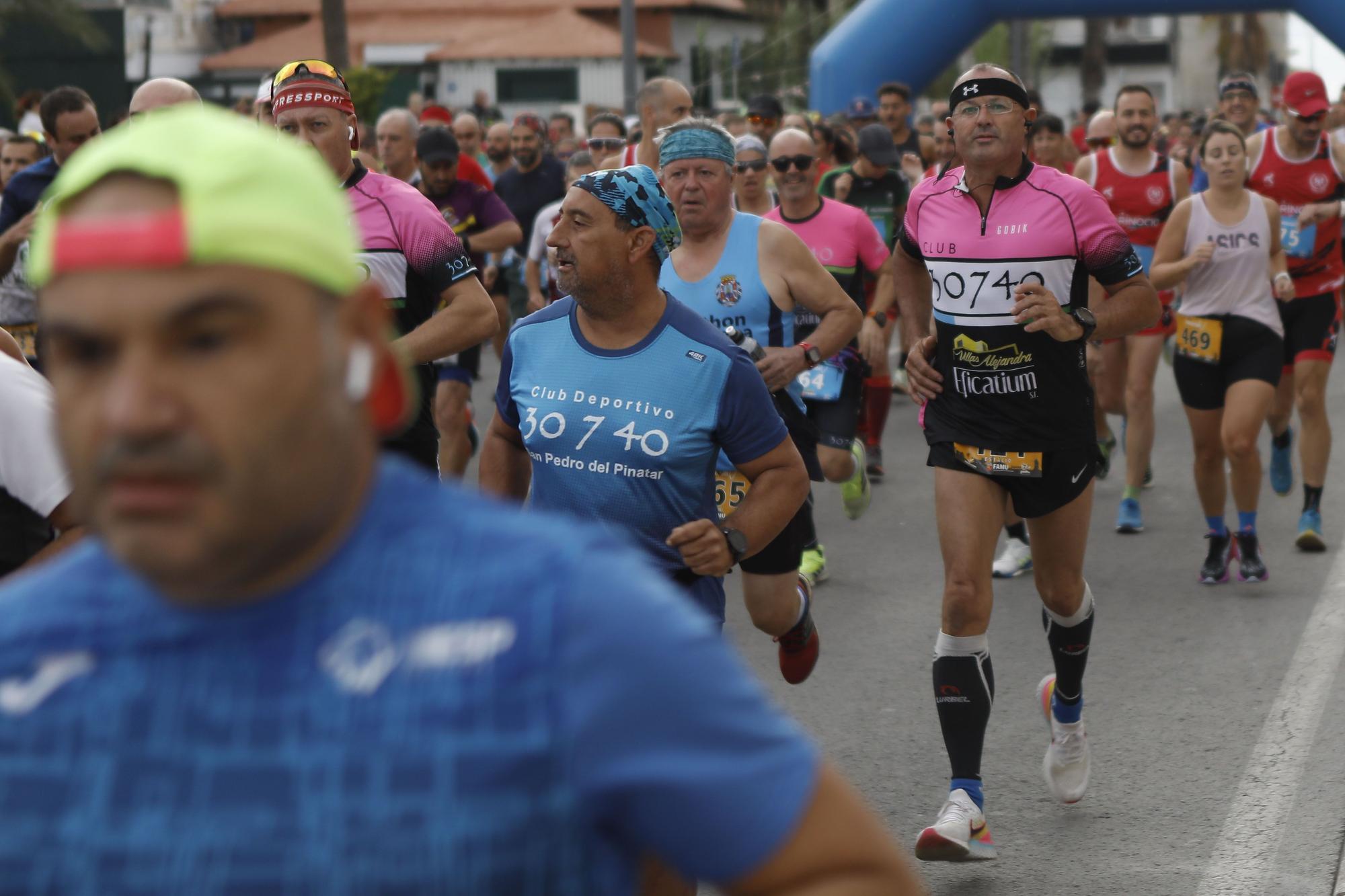 La media maratón Paraíso Salado de San Pedro del Pinatar, en imágenes