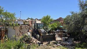 Imagen de archivo de una de las intervenciones en Cañada Real.