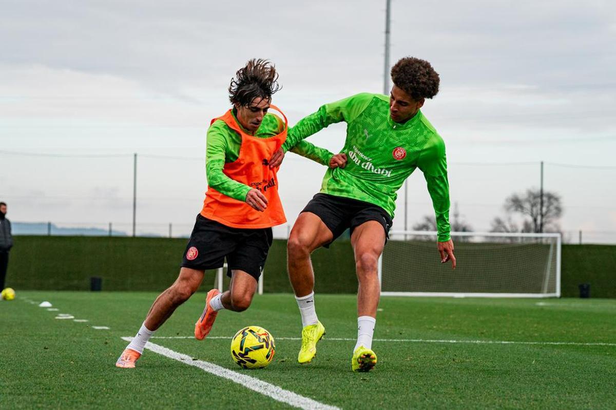 Les imatges de la tornada als entrenaments del Girona