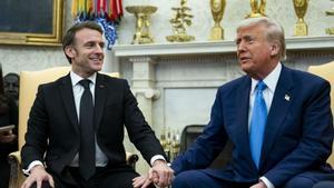 Trump anuncia davant Macron "serioses negociacions" amb Putin