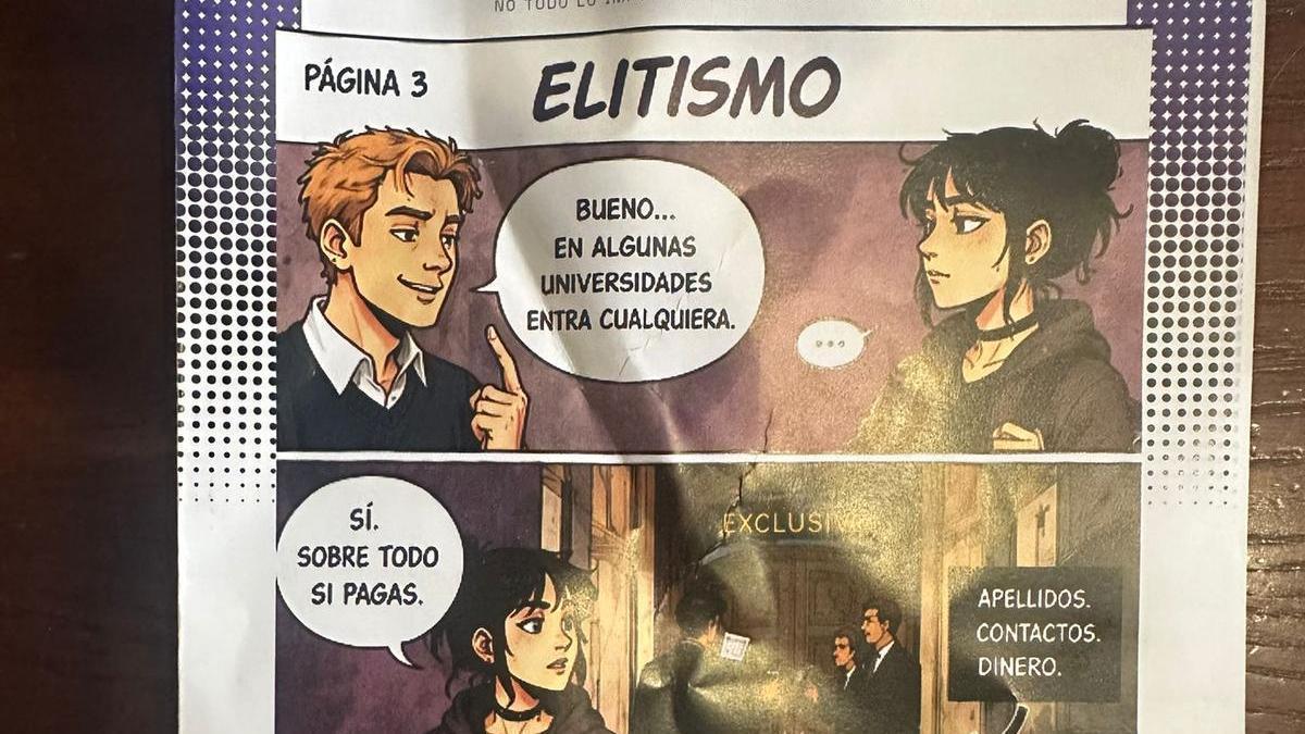 Una de las páginas del cómic.