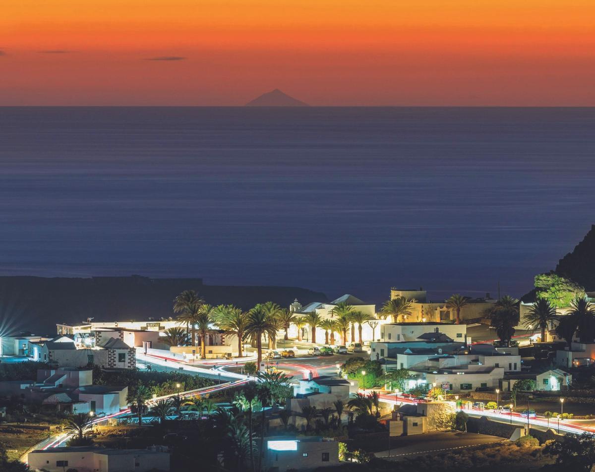 Fotografía del Teide tomada desde Femes.