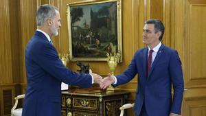 El Rei tanca amb Sánchez i Feijóo les consultes abans de decidir si designa candidat