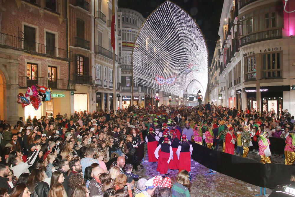 Sábado de carnaval en Málaga